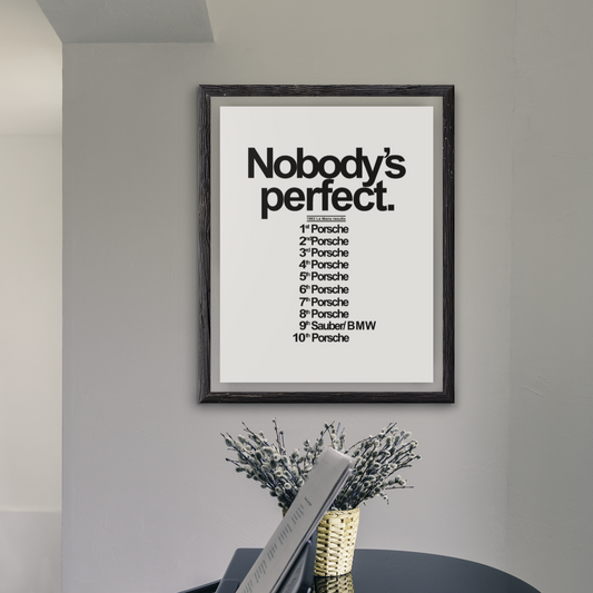 Nobodys Perfect Poster