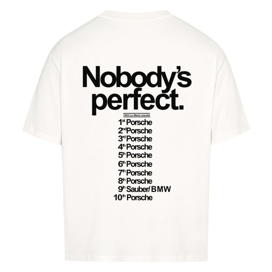 Nobody's Perfect Oversize Shirt (Back Print)